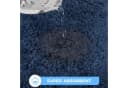 Sentidos Badematte Blau Rutschfest Polyester WC-Ausschnitt Bild 4
