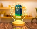 Geschenkelampe LED Nachttischlampe TARDIS DR WHO 3D UV-Druck Nachtlicht Bild 1