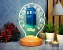 Geschenkelampe LED Nachttischlampe TARDIS DR WHO 3D UV-Druck Nachtlicht Bild 5