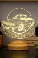 Geschenkelampe LED Nachttischlampe mit 3D-Gravur & 7 Farben Bild 4
