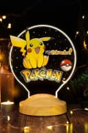 Pikachu LED Nachttischlampe 3D Nachtlicht Pokemon 7 Farben Bild 5
