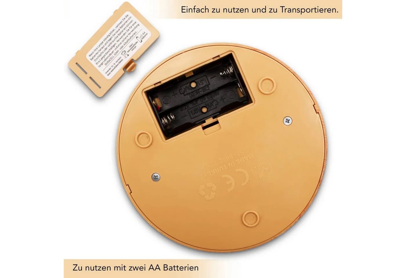 Geschenkelampe LED Nachttischlampe Safari 3D Nachtlicht Bunt - Bild 5