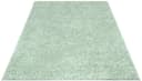 CARPET CITY Hochflor-Teppich City Shaggy Grün Uni Bild 1