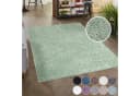 CARPET CITY Hochflor-Teppich City Shaggy Grün Uni Bild 2