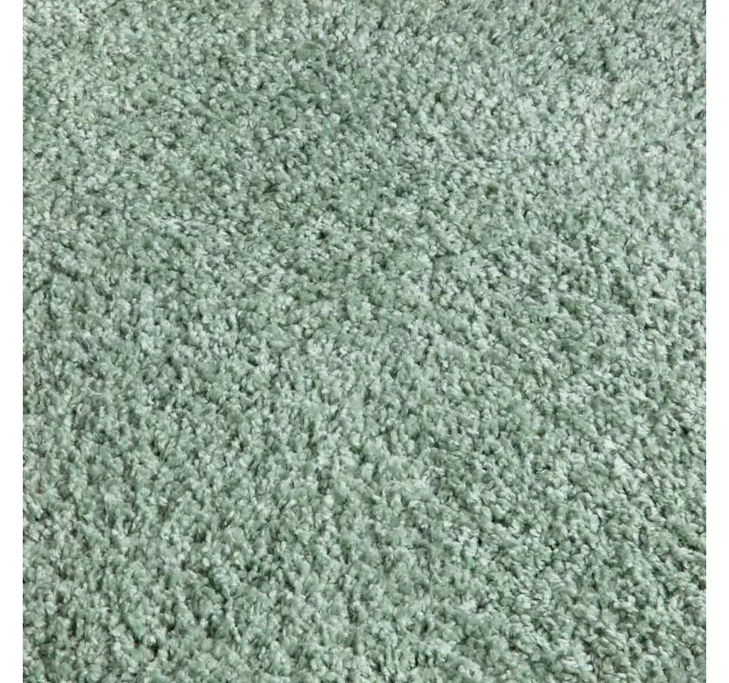 CARPET CITY Hochflor-Teppich City Shaggy Grün Uni - Bild 4