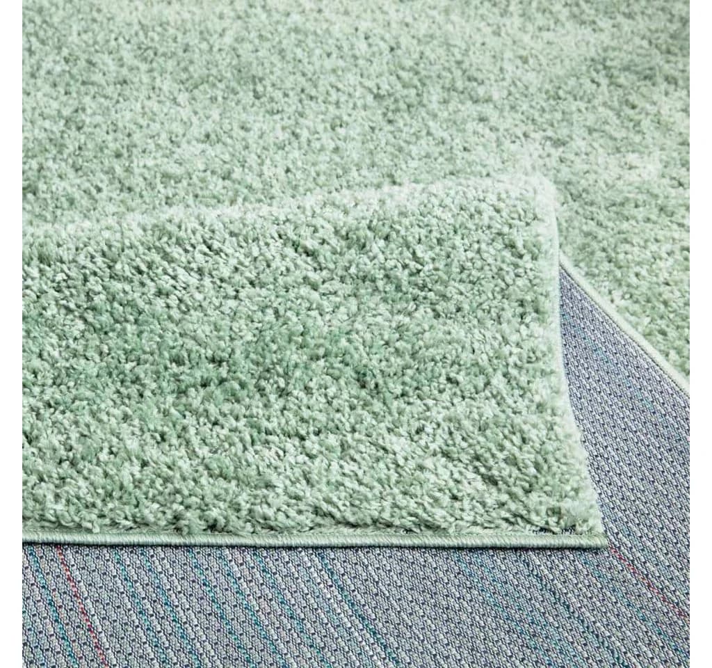 CARPET CITY Hochflor-Teppich City Shaggy Grün Uni - Bild 5