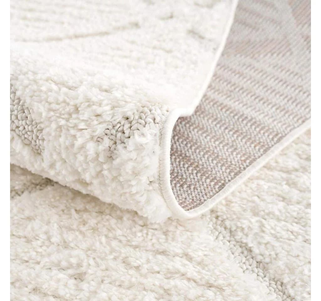 CARPET CITY Hochflor-Teppich Focus 2997 Beige Rund 200cm - Bild 5