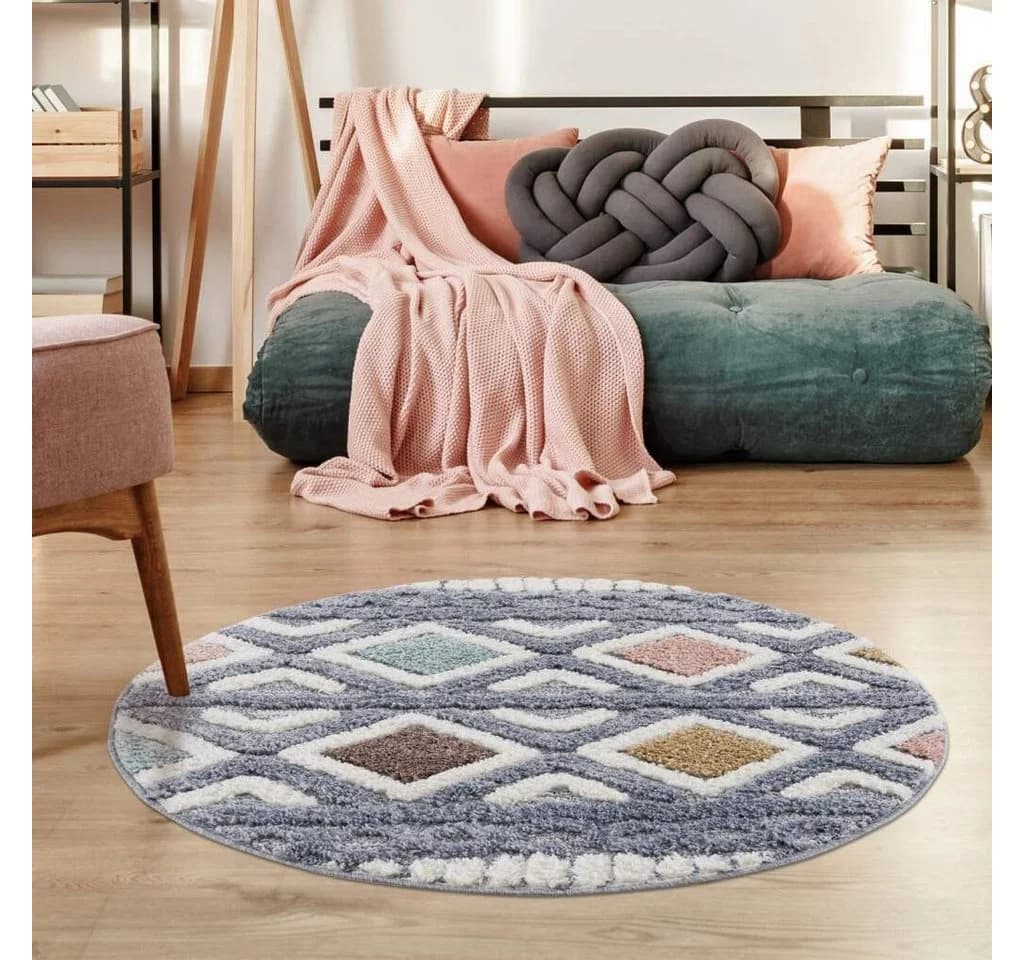 Carpet City Hochflor-Teppich Focus 3382 Bunt Hochtief-Muster - Bild 2