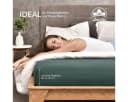 leevitex® Spannbettlaken Premium 195, Gummizug Rundum, Blickdicht, Anti-Pilling, 97% Baumwolle, 3% Elasthan, 40 cm Steghöhe Bild 5