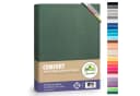 leevitex® Spannbettlaken für Topper 180x200–200x220 cm – schwerer Jersey, weich & pflegeleicht, Gummizug: rundum, extra schwere Ausführung, 100% Mako-Baumwolle Bild 2