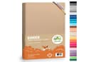leevitex Spannbettlaken Kinder 100% Baumwolle Jersey Sand Bild 2