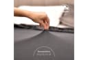 leevitex® Spannbettlaken Premium Elasthan Grau Jersey 40 cm Steg Bild 4