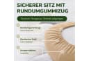 leevitex Kissenbezug Jersey-Stretch 2er-Set Sand Bild 5