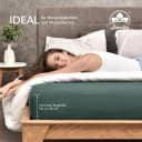 leevitex® Spannbettlaken Luxus Elasthan Jersey Dunkelgrün Bild 4