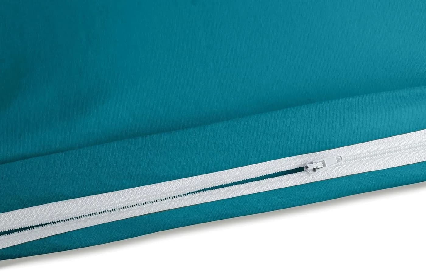 leevitex® Kissenbezug 2er Set 100% Baumwolle Jersey Blau - Bild 3