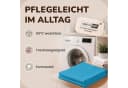 leevitex® Kissenbezug 40x40 cm 2er Set Türkis 100% Baumwolle Bild 5