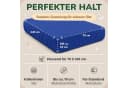 leevitex® Spannbettlaken Kinderbett 70x140 cm Blau Jersey Bild 4