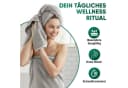 leevitex® Duschtücher 2er-Set 70x140 cm 100% Baumwolle Frottee Silber Grau Bild 1