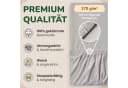 leevitex® Spannbettlaken Jersey 100% Baumwolle Silber/Grau Bild 3