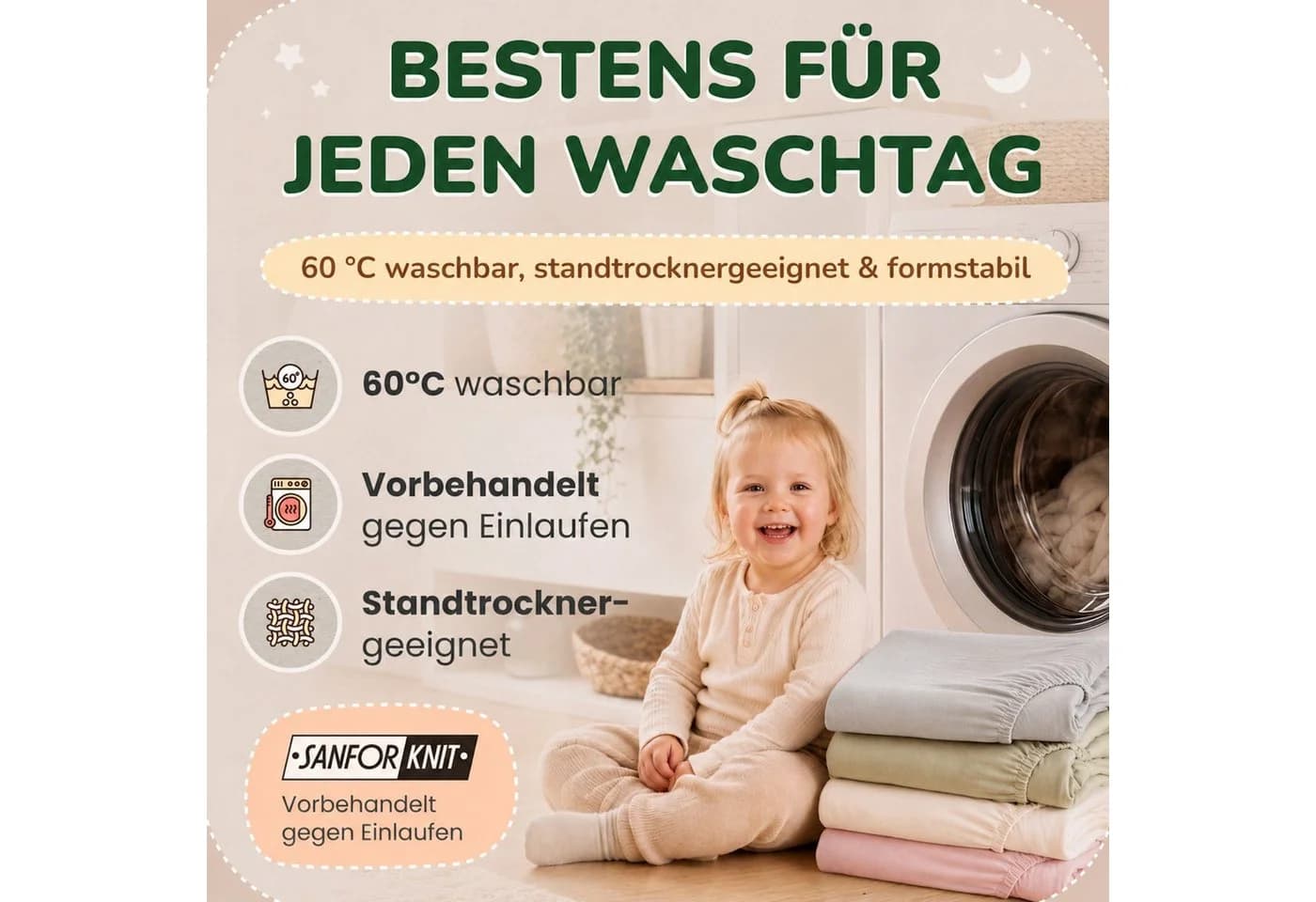 leevitex® Spannbettlaken Jersey 100% Baumwolle Silber/Grau - Bild 5
