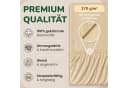 leevitex® Spannbettlaken Jersey 100% Baumwolle Rundumgummizug Bild 3