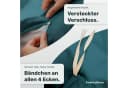 twenty:three® Kissenbezug Lyocell Juice Petrol Atmungsaktiv Bild 5