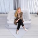 Avenli Luftsofa aufblasbar weiß-grau Multifunktions-Schlafcouch Bild 1