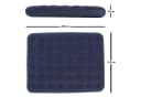 Avenli Luftbett Luftmatratze Camping 203x152x22cm mit Pumpe Bild 5