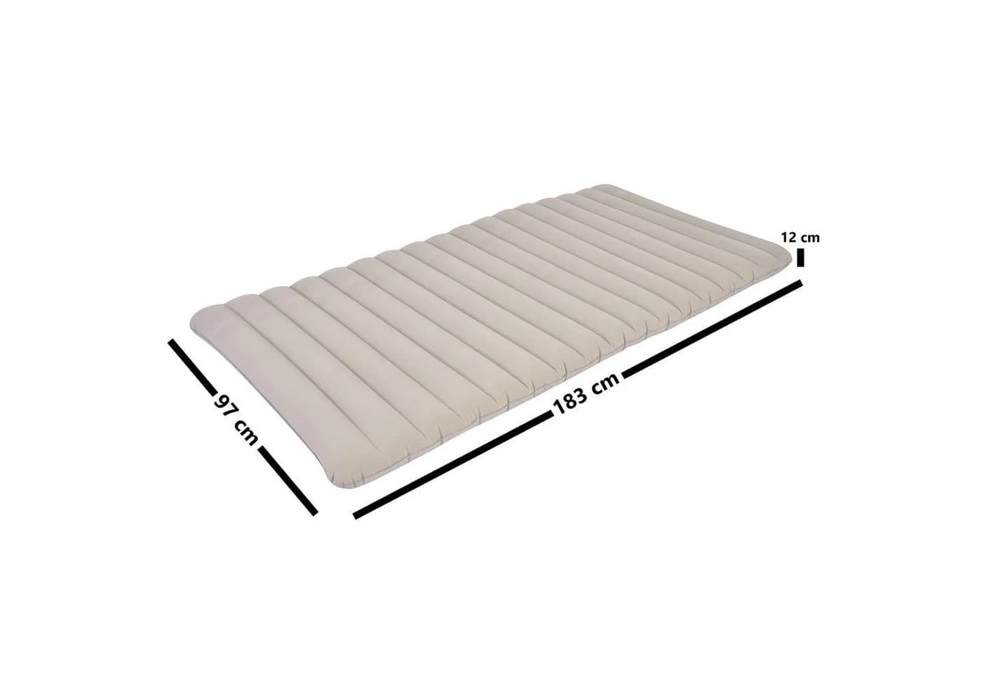 Avenli Luftmatratze Grau Camping Luftbett 183x97x12cm - Bild 4