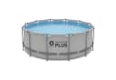 Avenli Framepool Frame Plus Pool 366x100 cm Grau Stahlrahmen Bild 2