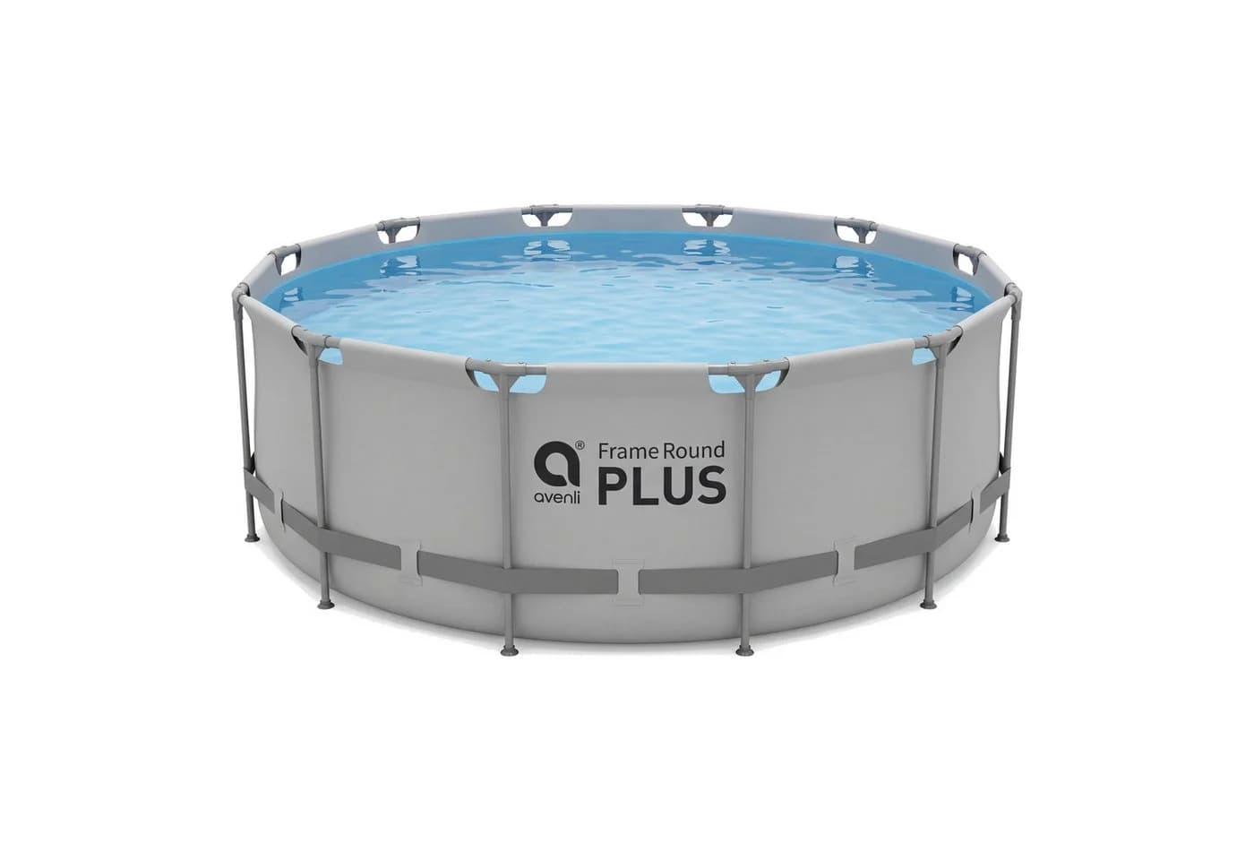 Avenli Framepool Frame Plus Pool 366x100 cm Grau Stahlrahmen - Bild 2