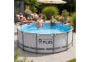 Avenli Framepool Frame Plus Pool 366x100 cm Grau Stahlrahmen Bild 3