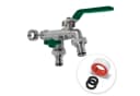 YourCasa Kugelhahn Wasserhahn Garten 1/2 & 3/4 Zoll aus Messing Bild 2
