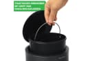 YourCasa Mülleimer Bad 5L Edelstahl Soft Close Anthrazit Bild 3