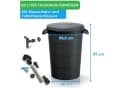 YourCasa Regentonne 80 Liter Regenfass Wetterfest Bild 3