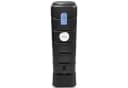 YourCasa Regentonne 120L Schmal Schwarz mit Standfuß Bild 2