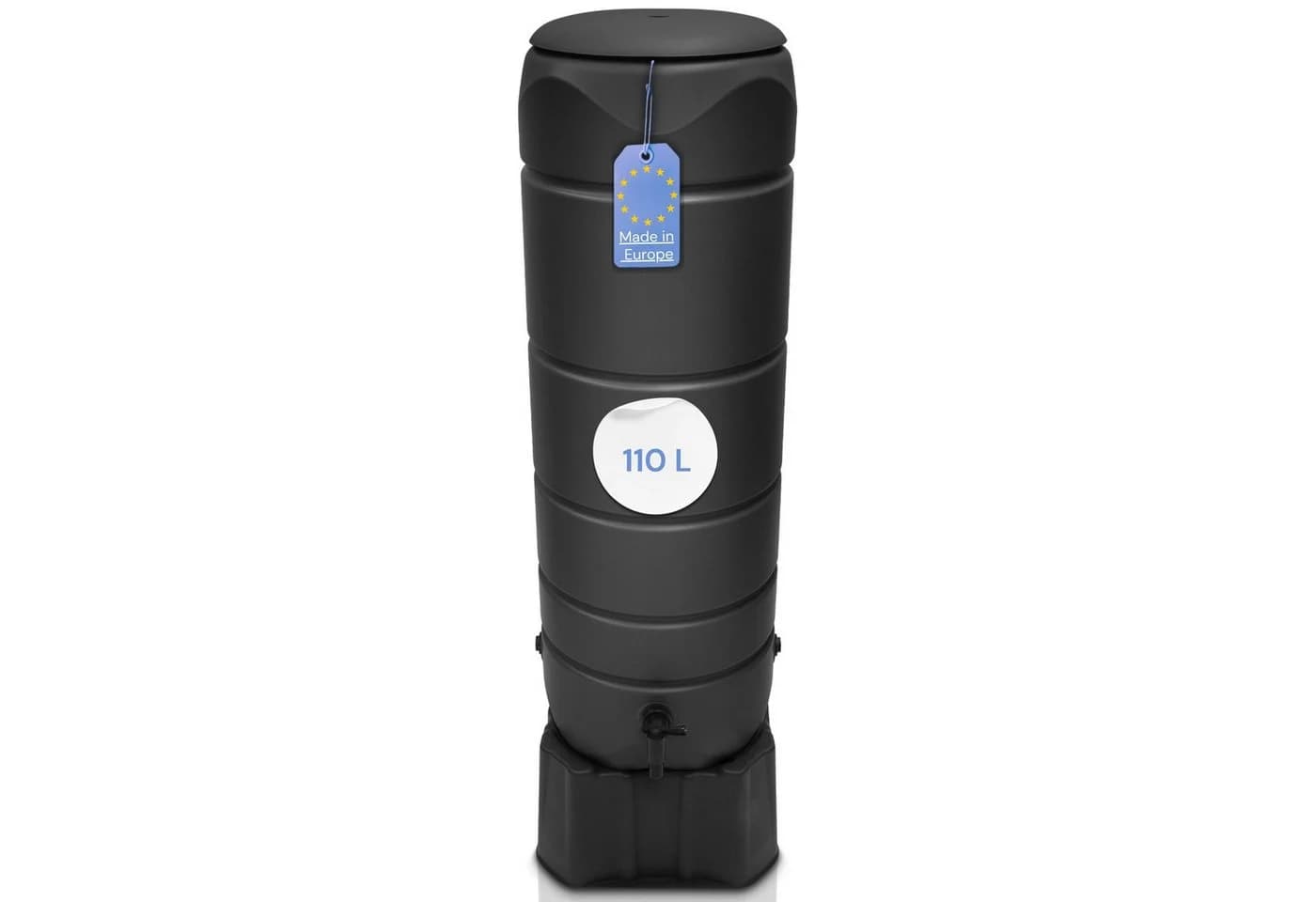 YourCasa Regentonne 110L Schmal mit Standfuß und Wasserhahn - Bild 2