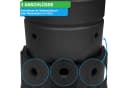 YourCasa Regentonne 110L Schmal mit Standfuß und Wasserhahn Bild 5