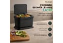 YourCasa Biomülleimer Küche 5L Schwarz mit Knopfdruck-Mechanismus Bild 1
