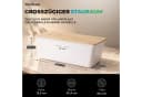 YourCasa Brotkasten Ecobox mit Bambusdeckel als Schneidebrett Bild 5