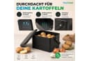 YourCasa Kartoffelkiste Storra 2er Set Metall Zwiebelbehälter Bild 4