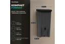 YourCasa Regentonne Cascade 150L Anthrazit mit Hahn Bild 1