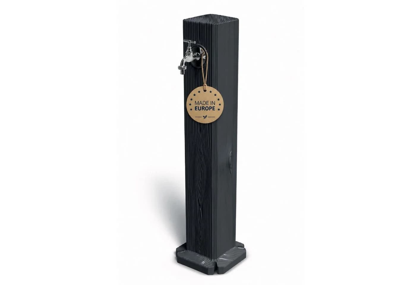 YourCasa Gartenbrunnen Timberline 90cm Holzoptik Schwarz - Bild 2
