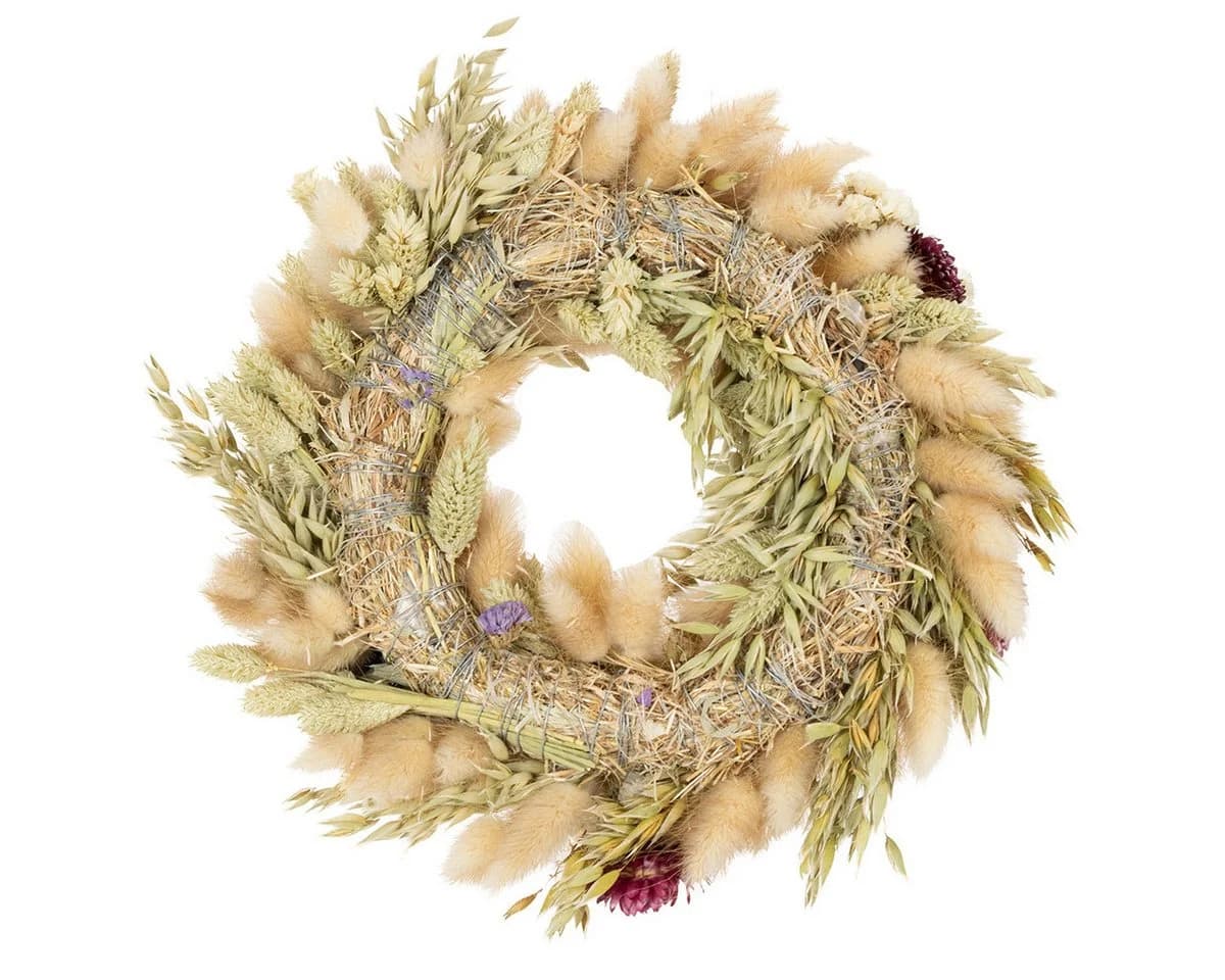 H. Andreas Belles fleurs Trockenblumenkranz Mehrfarbig Handgefertigt - Bild 5