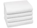 ZOLLNER Handtuch 50x100 cm 100% Baumwolle Weiß Frottier Bild 2
