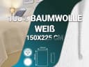 ZOLLNER Wohndecke 100% Baumwolle Leicht & Knitterarm Bild 4