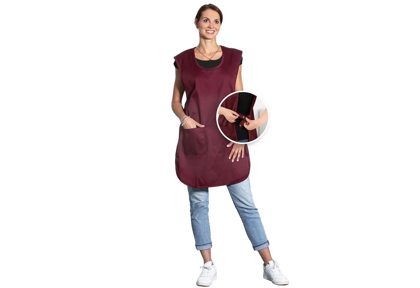 ZOLLNER Kochschürze 65% Polyester 35% Baumwolle - Bild 2