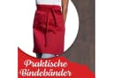 ZOLLNER Kochschürze 50 x 80 cm 65% Polyester 35% Baumwolle Bild 4