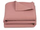 ZOLLNER Wohndecke 150x200 cm Rosa 100% Baumwolle Bild 2