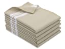 ZOLLNER Geschirrtuch 5-tlg. Beige 100% Baumwolle Bild 2